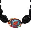 Handmade Fabric Medallion Necklace - Image 4