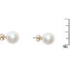 White Mother of Pearl Earrings - Image 3