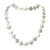 Long Square White Pearl Necklace