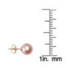 Mauve Pearl Earring Studs - Image 4