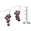 Pendant Style Amethyst Necklace and Earring Set - Image 4