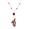 Pendant Style Amethyst Necklace and Earring Set
