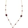 Pendant Style Amethyst Necklace and Earring Set - Image 6
