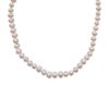 White Egg Pearl Necklace