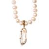 Baroque Pearl Rope with Removable Natural Shell Pendant - Image 5