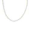 Rice Pearl Necklace with Gold Extender - 16 Inches + 2 - Image 2