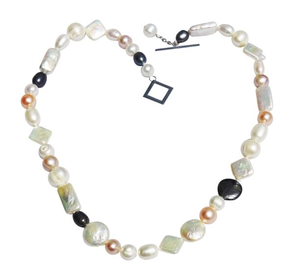 Mixed Pearl Necklace - Available in 17 and 20 Inch Lengths - Image 4