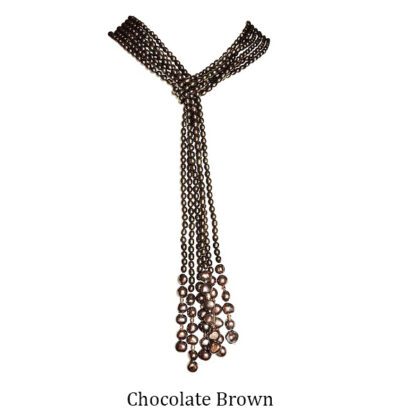 3-Strand-Chocolate-Brown-Rice-Pearl-Open-Style-Necklace