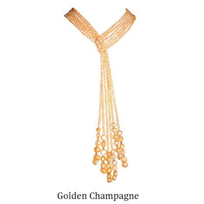 3-Strand-Golden-Champagne-Rice-Pearl-Open-Style-Necklace