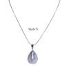 Blister Teardrop Pendant with Silver - Choose from 5 Styles - Image 5