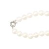 Mother of Pearl - White Necklace, Bracelet and Earring Set - Image 3