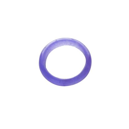 Lavender Jade Band Ring Sizes 6.75 - 8.5 (in quarter, half and whole sizes) - Image 2