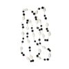Black Jade, Black Crystal and White Baroque Pearl Necklace and Earring Set - Image 7