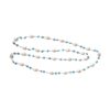 Baroque Mother of Pearl with Turquoise and Crystal Long Style Necklace - Image 4