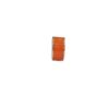 Orange Wheel Spacer Bead