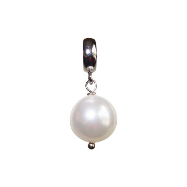 White Mother of Pearl Charm