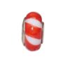 Peppermint Stripe Spacer Bead
