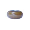 Hand Glass-Blown Caramel-Colored Bead - Image 3