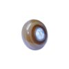 Hand Glass-Blown Caramel-Colored Bead