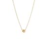 Gold-Plated Disc Necklace
