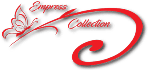Red and black "Empress Collection" logo with a stylized butterfly and swirling design.