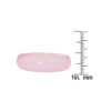 Jade Ring - Bright Pink:  Sizes 6.75 thru 10 (whole and half sizes) - Image 4