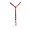 3 Strand Red Coral and White Pearl Open Style Necklace - Image 5