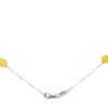 Yellow Jade Tin Cup on Silver - Choose from 16 or 18 Inch - Image 3