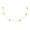 Yellow Jade Tin Cup on Silver - Choose from 16 or 18 Inch - Image 2