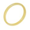 Yellow (Light shade of) Solid Jade Bangle - Available in sizes 5.5, 6 and 6.5