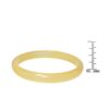 Yellow (Light shade of) Solid Jade Bangle - Available in sizes 5.5, 6 and 6.5 - Image 3