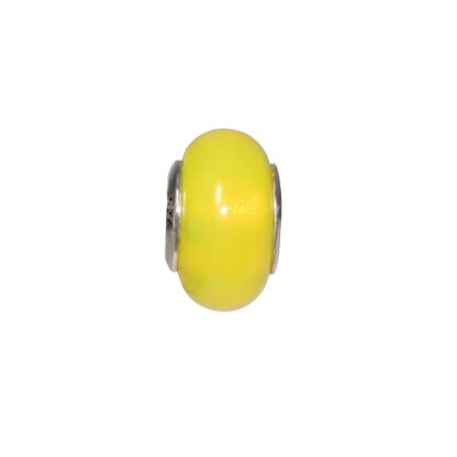 Bright Yellow Murano Glass Bead