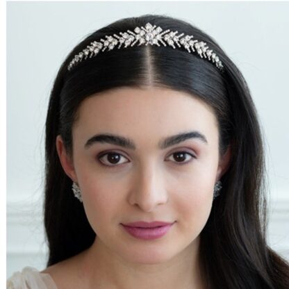 Tiara 5 - Crystals with Antique Silver Finish - Image 3