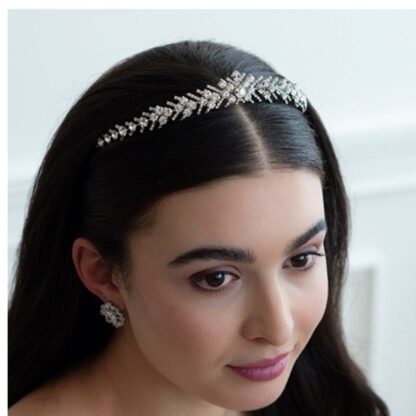 Tiara 5 - Crystals with Antique Silver Finish - Image 2