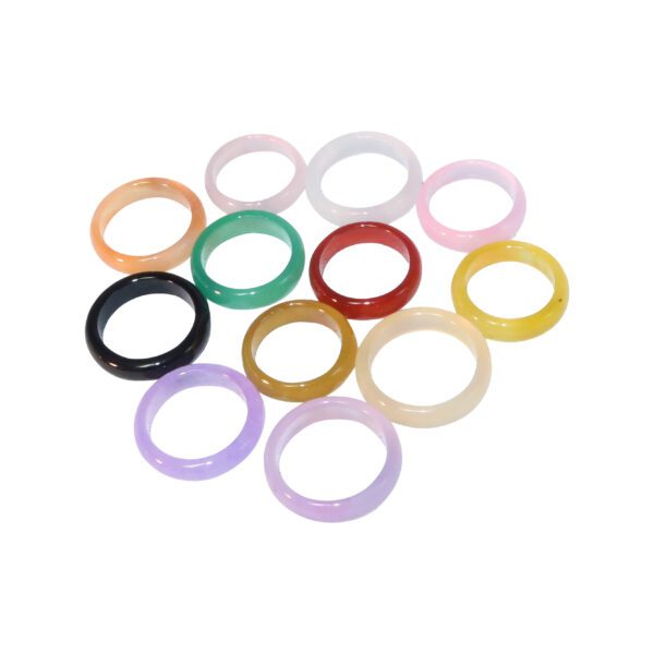 Jade - Solid Green Jade Band Rings: Available in Average and Wide Widths in Multiple Sizes - Image 5