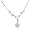 Square Pearl Necklace, Bracelet and Earring Set (Each piece is also sold separately) - Image 5