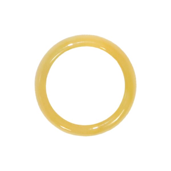 Jade - Yellow Shades Jade Band Rings: Available in Sizes 6 thru 10 - Image 10